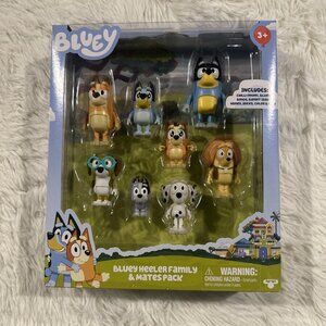 Bluey Heeler Family and mates pack figures NIB age 3+